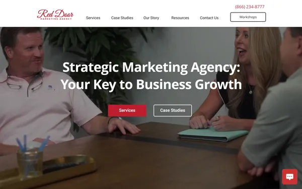 img of B2B Digital Marketing Agency - Red Door Marketing Agency